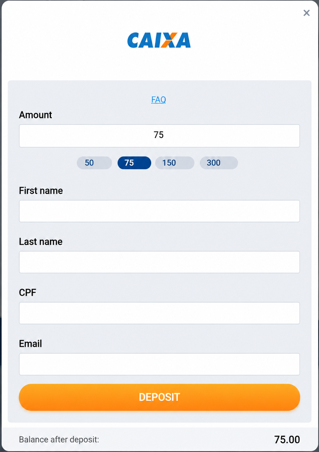 MostBet Caixa Banking Method